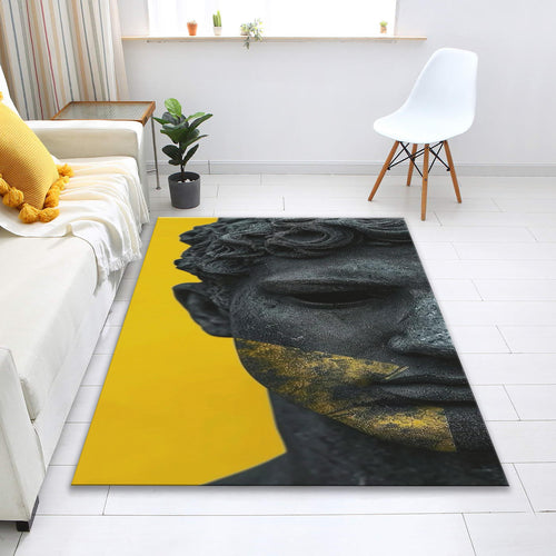 David Rug, Art Deco Modern Area Rug, Personalized