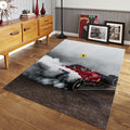 Ferrari F1 Rug, Personalized F1 Ferrari Rug