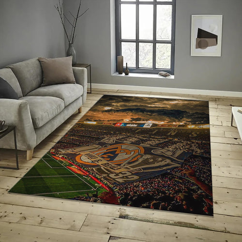 Real Madrid Rug, Modern Sport Fan Design