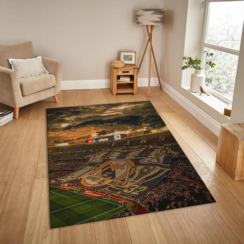 Real Madrid Rug, Modern Sport Fan Design