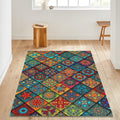 Boho Rug: Multicolored Moroccan Style
