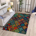Boho Rug: Multicolored Moroccan Style