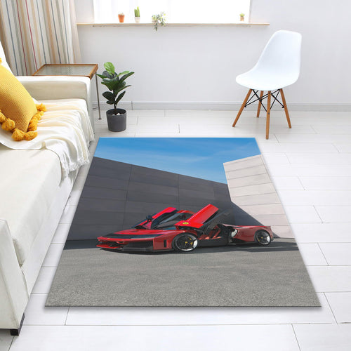 Ferrari F1 Rug, Ferrari Sports Car Rug