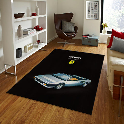 Ferrari F1 Rug Ferrari Car Rug Formula 1 Racing Carpet for Garage