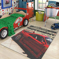 Ferrari F1 Rug, Ferrari F40 Car Rug: Modern Sports Car Decor