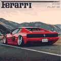 Ferrari F1 Rug, Personalized Ferrari Rug