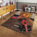 Ferrari F1 Rug, Vintage Ferrari Car Rug