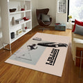 Ferrari F1 Rug, Ferrari Car Rug: Custom Sports Car Print