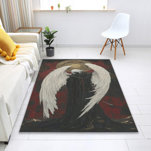 Personalized Angel Wings Rug, Elegant Home Decor