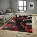 Berserk Anime Rug, Game Room Decor, Custom Washable Rug