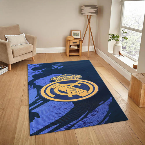 Real Madrid Rug, Real Madrid Soccer Rug: Custom Sport Area Rug