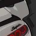 Toyota Supra Rug, Sports Car Tail Light Design
