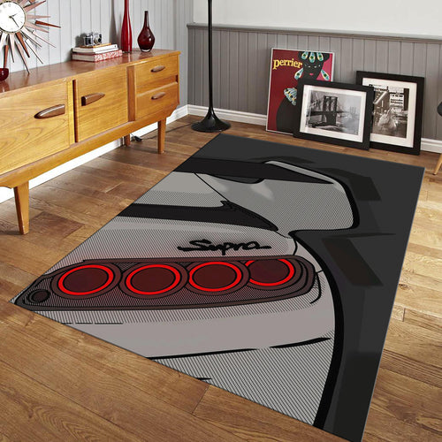 Toyota Supra Rug, Sports Car Tail Light Design