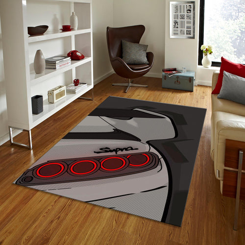 Toyota Supra Rug, Sports Car Tail Light Design