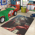 Venetian Mask Rug, Gothic Home Decor, Personalized Area Rug
