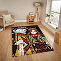 King and Queen Rug, Playing Card Design, Colorful Home Decor
