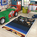 Universe Kids Rug, Solar System Planets, Personalized Home Decor