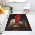 Personalized Skull Art Rug, Modern Home Decor, Any Size