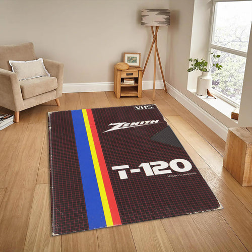 Zenith T-120 VHS Rug, Modern Home Decor