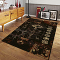 Dark Art Area Rug, Occult Design, Custom Sizes