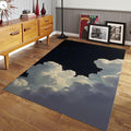 Cloudscape Area Rug, Modern Celestial Design, Custom Size