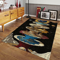 Earth Visionary Art Rug, Modern Home Decor, Personalized Rug