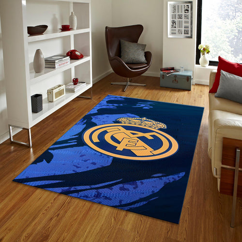 Real Madrid Rug, Real Madrid Soccer Rug: Custom Sport Area Rug