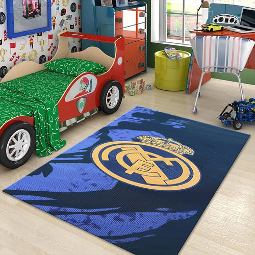 Real Madrid Rug, Real Madrid Soccer Rug: Custom Sport Area Rug