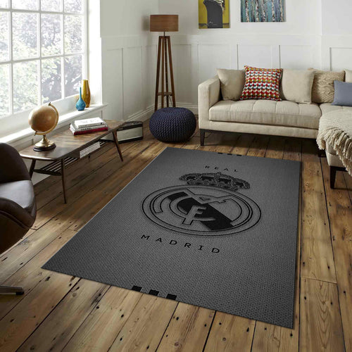 Real Madrid Rug Real Madrid Football Rug: Plush Living Room Decor