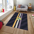 Real Madrid Rug Real Madrid Football Club Rug: Soft Velvet Gaming