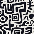 Abstract Illusion Rug: Modern Art, Boho Dorm Decor