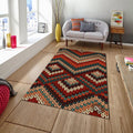 Abstract Illusion Rug: Modern Boho Home Decor, Machine Washable