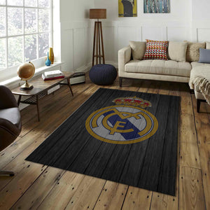Real Madrid Rug Real Madrid Football Club Rug: Soft Velvet Gaming