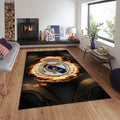 Real Madrid Rug Real Madrid Football Club Rug: Soft Velvet Gaming