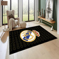 Real Madrid Rug Real Madrid Football Club Rug: Soft Velvet Gaming
