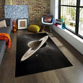 Saturn Kids Rug: Colorful Solar System Play Mat, Non-Slip