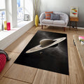 Saturn Kids Rug: Colorful Solar System Play Mat, Non-Slip