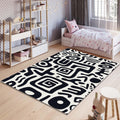 Abstract Illusion Rug: Modern Art, Boho Dorm Decor