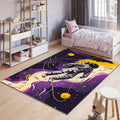 Astronaut Rug: Kids Galaxy Play Mat, Non-Slip Space Theme
