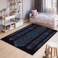 Abstract Illusion Rug: Modern Art, Boho Dorm Decor