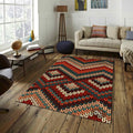 Abstract Illusion Rug: Modern Boho Home Decor, Machine Washable