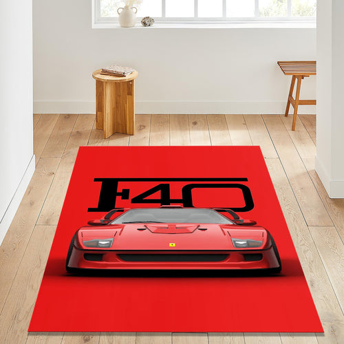 Ferrari F40 Rug, Living Room Rug