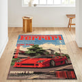 Ferrari F40 Rug, Living Room Rug
