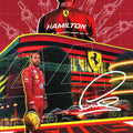 Lewis Hamilton Rug, Ferrari Rug