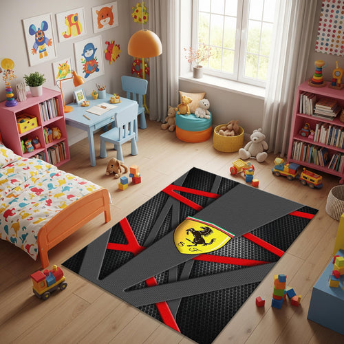Ferrari Rug Living Room Rug 5x7 Area Rug For Living Room Modern