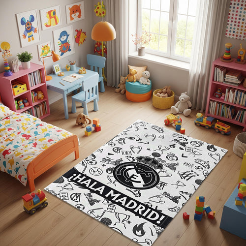 Real Madrid Rug, Teen Room Rug