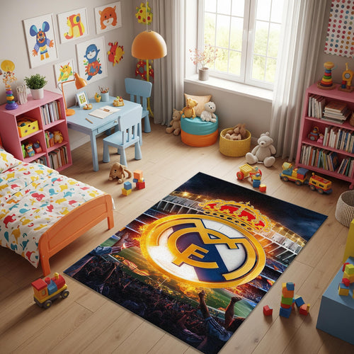 Real Madrid Rug, Teen Room Rug