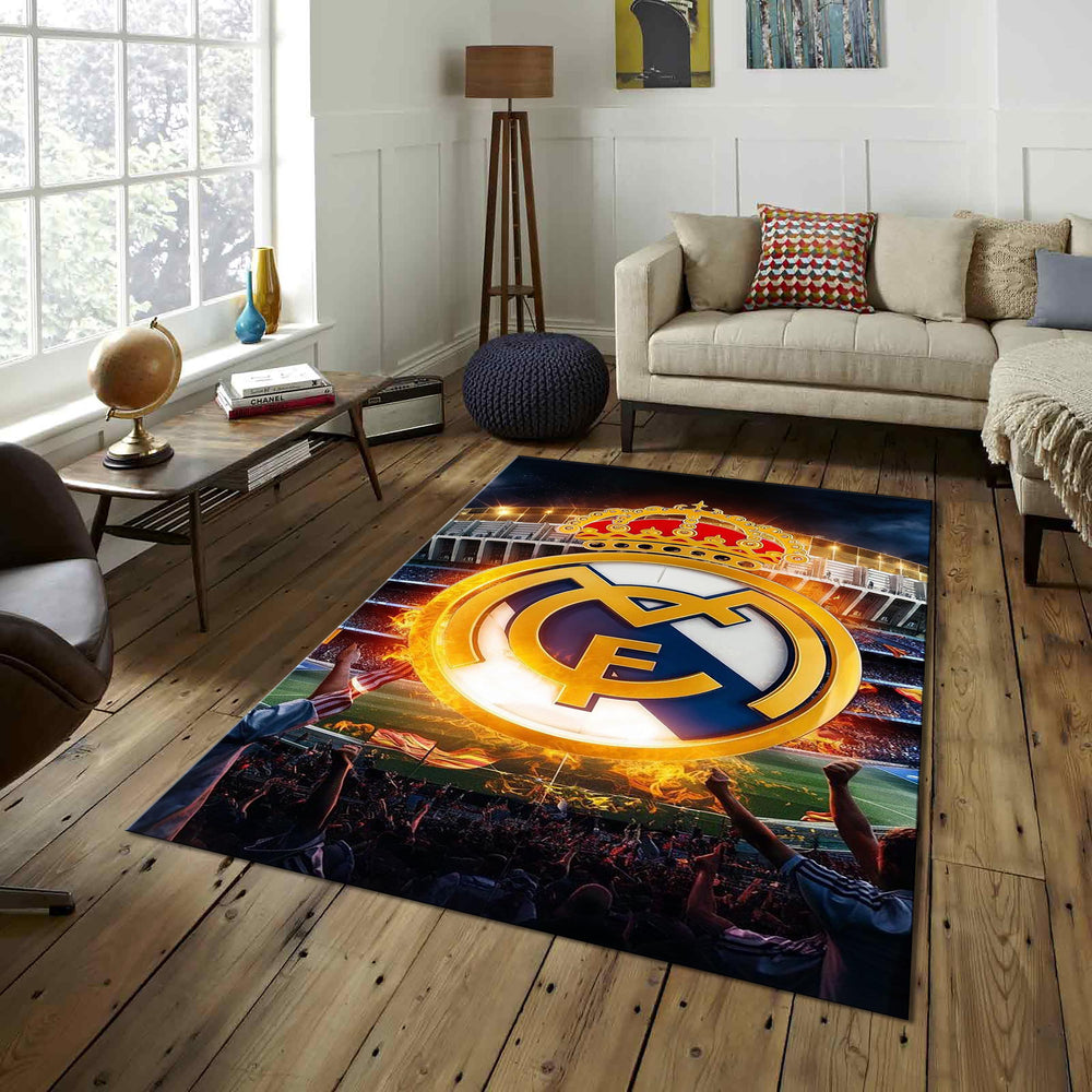 Real Madrid Rug, Teen Room Rug
