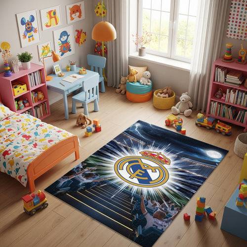 Real Madrid Rug, Teen Room Rug