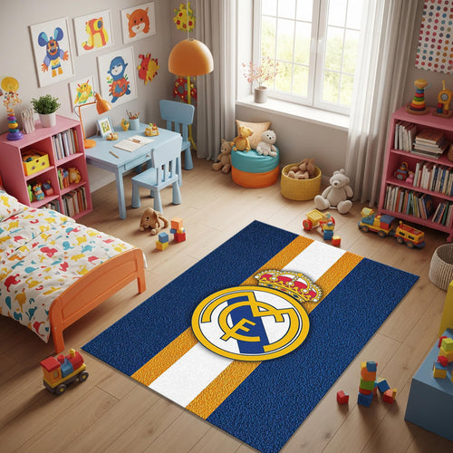 Real Madrid Rug, Teen Room Rug